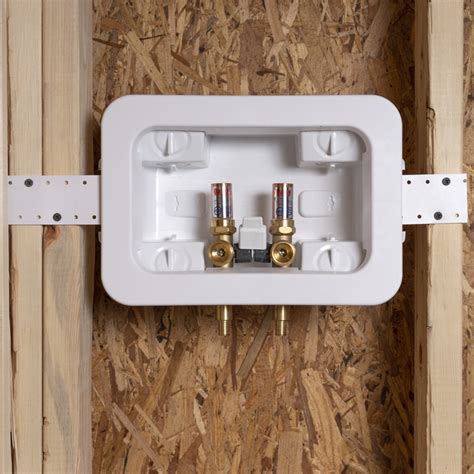 stainless steel water connection boxes|Oatey® Metal Washing Machine Outlet Boxes.